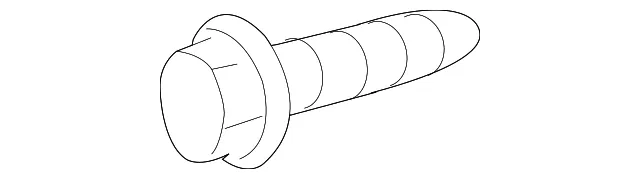 Handle, Inside Bumper - GM (19184207)