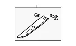 Molding Windshield Side Garn *Gray - GM (19184758) - view 3