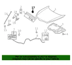 Retainer Hood Hold Open Ro - GM (19204823) - view 4