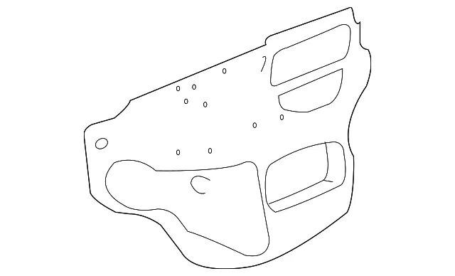 Deflector Front S/D Wat - GM (19204828)