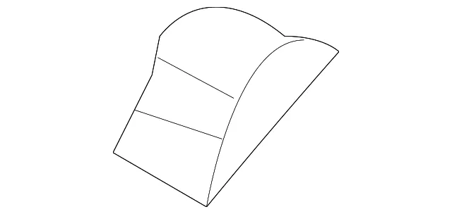 Molding Rear S/D Window Frm Gar - GM (19204842)