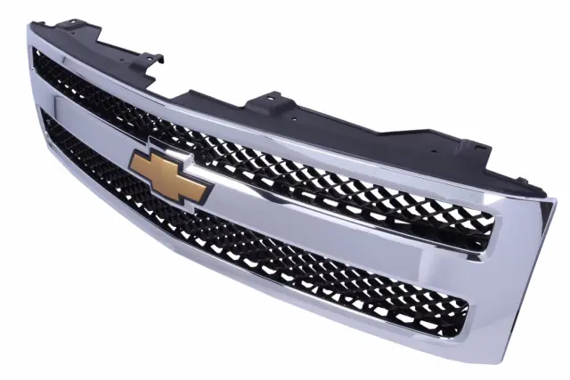 Bright Chrome Front Grille with Bowtie Emblem - GM (19303978) - view 2