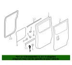 Rear Side Door Inner Panel Hole Tape - GM (19316708) - view 6