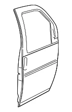 Driver Side Front Door - GM (19332325) - view 7