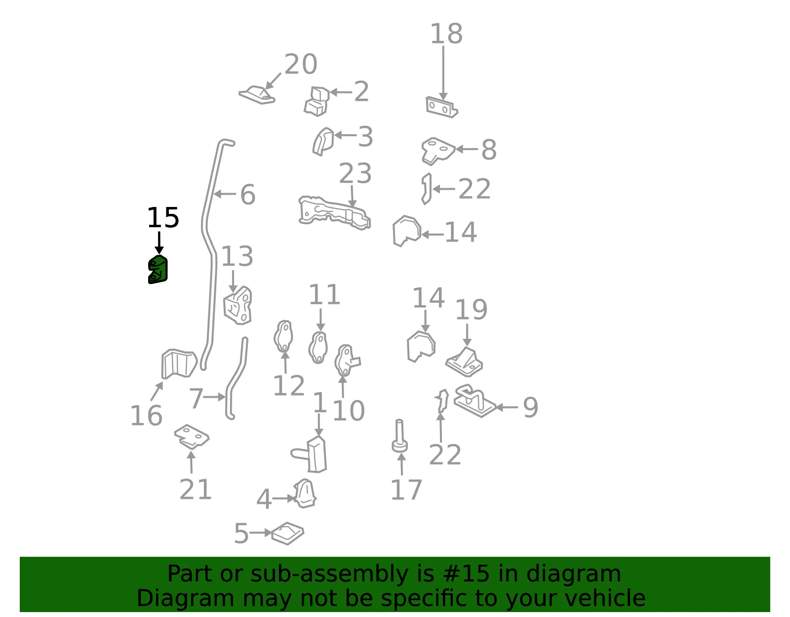 Front Hinge Kit - GM (19540839) - view 4