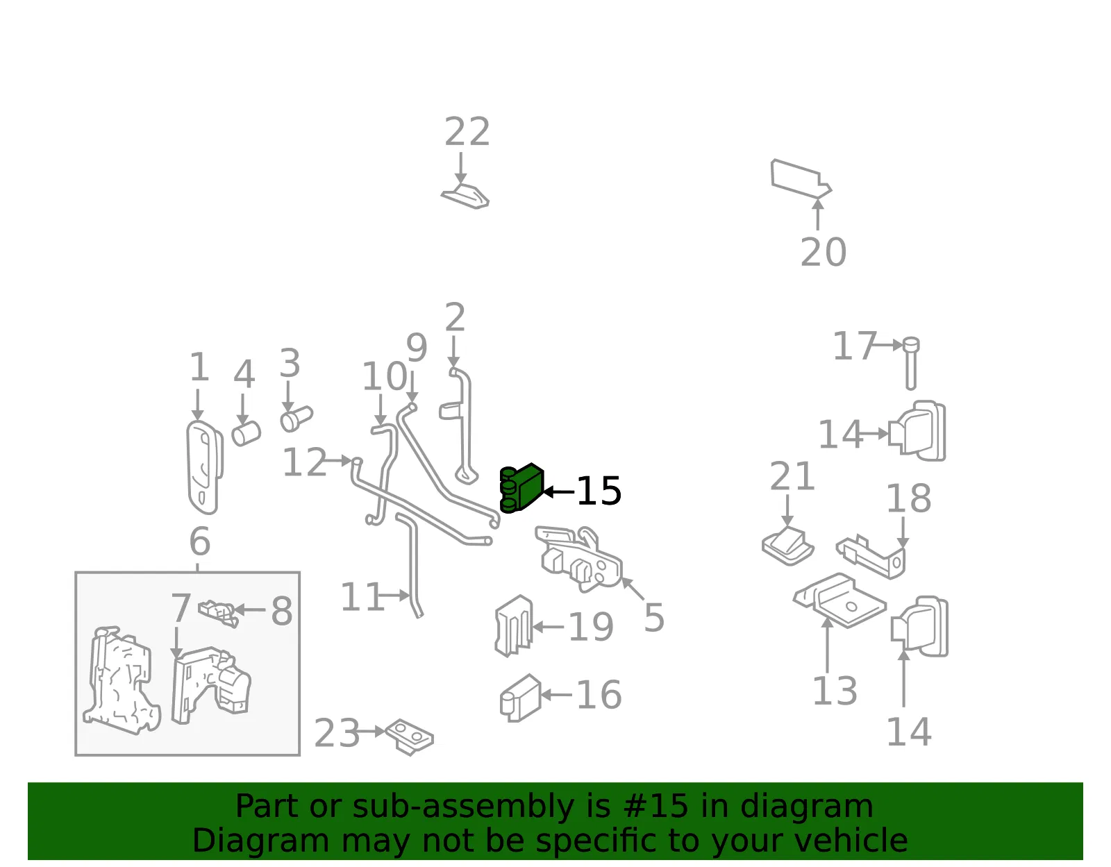 Hinge Kit - GM (19540841) - view 5