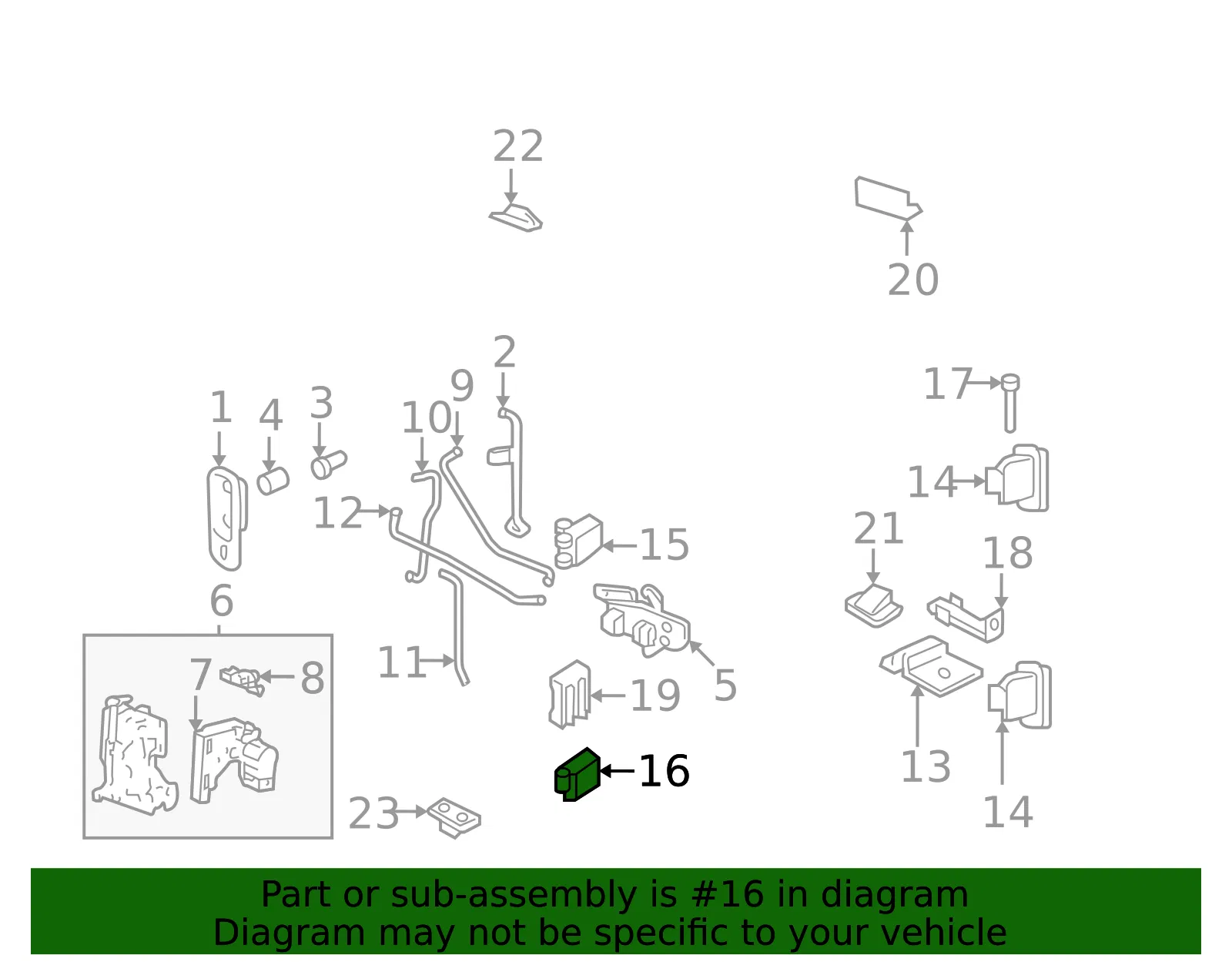 Hinge Kit - GM (19540842) - view 5