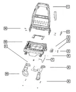 Handle Cover - Mopar (1FL71DX9AA) - view 4