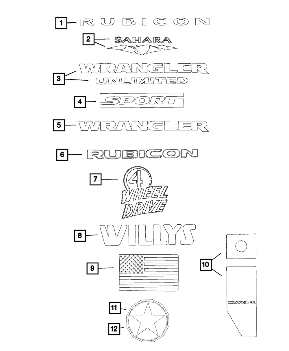 Decal - Mopar (1FN59CA1AC) - view 5