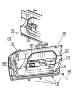 Handle, Inside - Driver's Side (LH) - Mopar (1MV571DVAA) - view 8