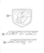 Nameplate - Mopar (1WS19SZ0AA) - view 20