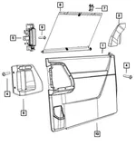 Window Shade Hook - Mopar (1dc22dx9ae) - view 9