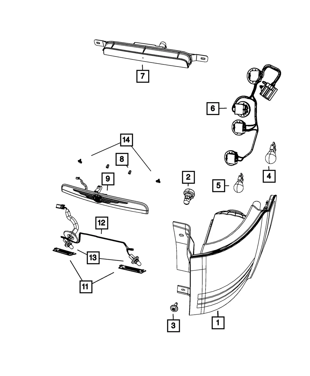 Lift-Gate Handle - Mopar (1ut63kfsaa)