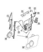 Handle Cover, Left - Mopar (1we07jscab) - view 10