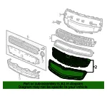 Front Upper Grille - GM (20768837) - view 12
