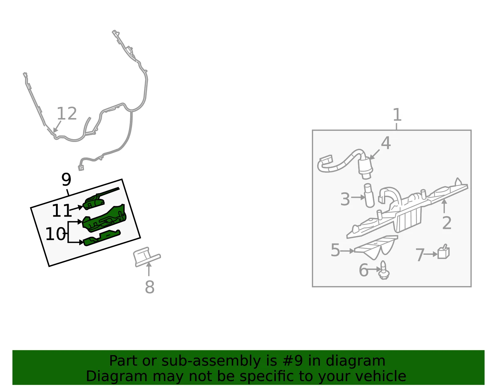 Liftgate Latch - GM (20817708) - view 8