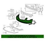 Front Upper Bumper Cover - GM (20823613) - view 6
