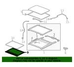 Sunshade Assembly Sun Rf Rear E E - GM (20830527) - view 4