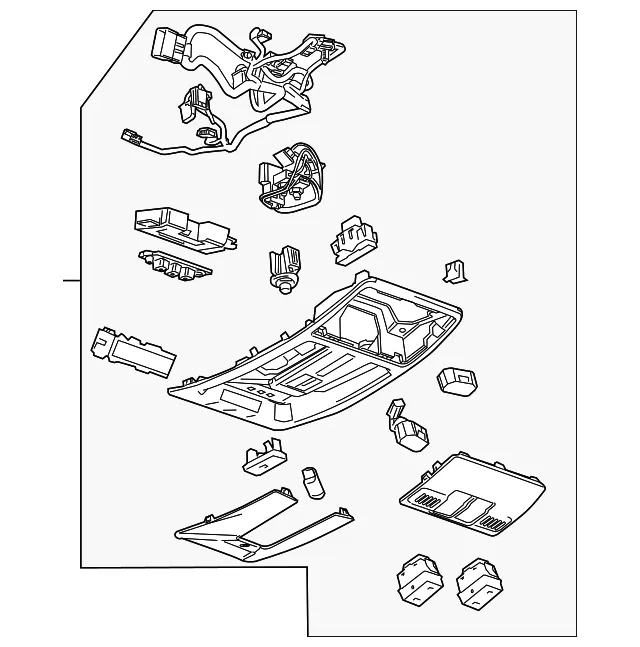 Shale Roof Console - GM (20846686)
