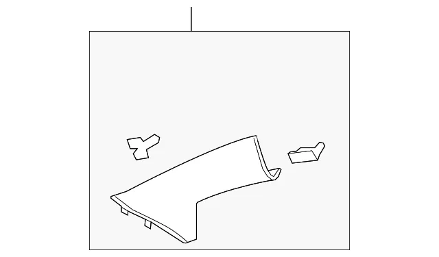 Molding Windshield Garn - GM (20890866)