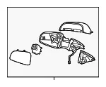 Primed Driver Side Mirror - GM (20893752) - view 9