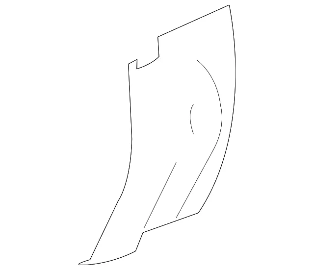 Driver Side Quarter Outer Panel Protector - GM (20951963) - view 3