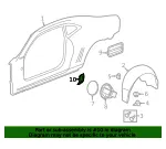 Driver Side Quarter Outer Panel Protector - GM (20951963) - view 8