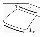 Windshield - GM (20953608) - view 5