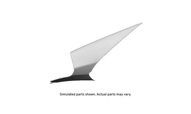 Jet Black Passenger Side Body Side Rear Window Garnish Molding - GM (20992592)