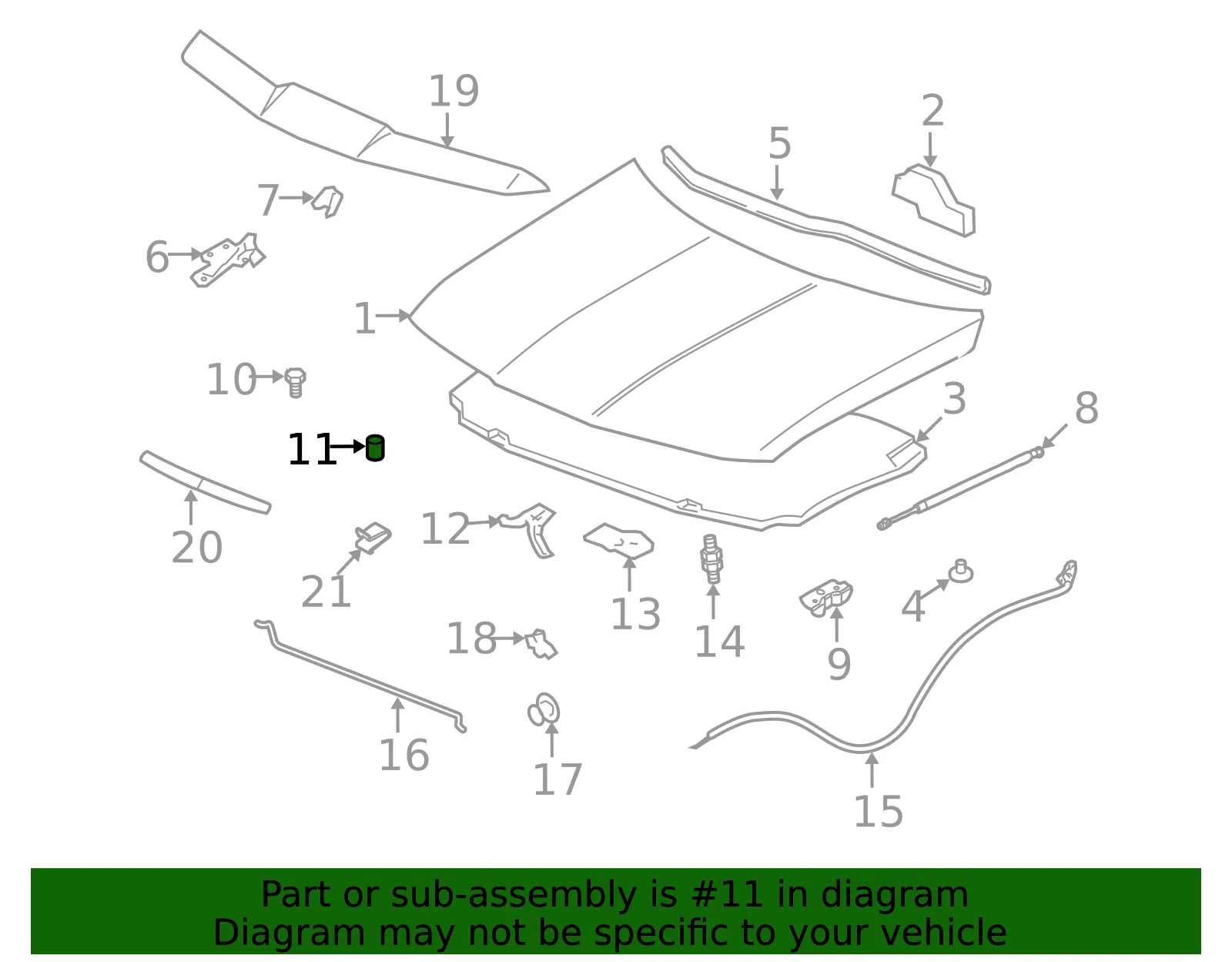 Multi-Purpose Stop Bumper - GM (21098949) - view 5
