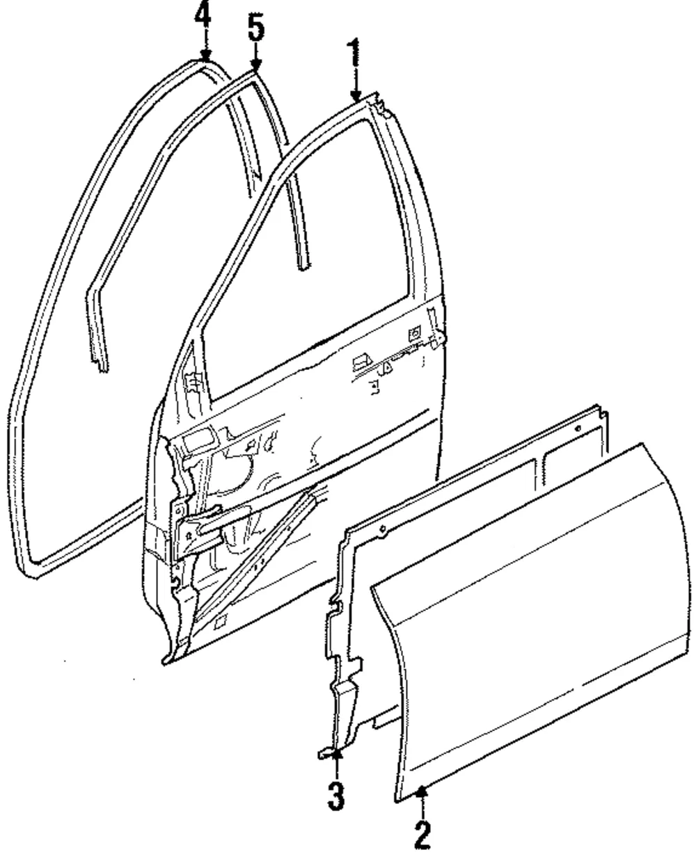 Door Assembly Front Side - GM (21172111)