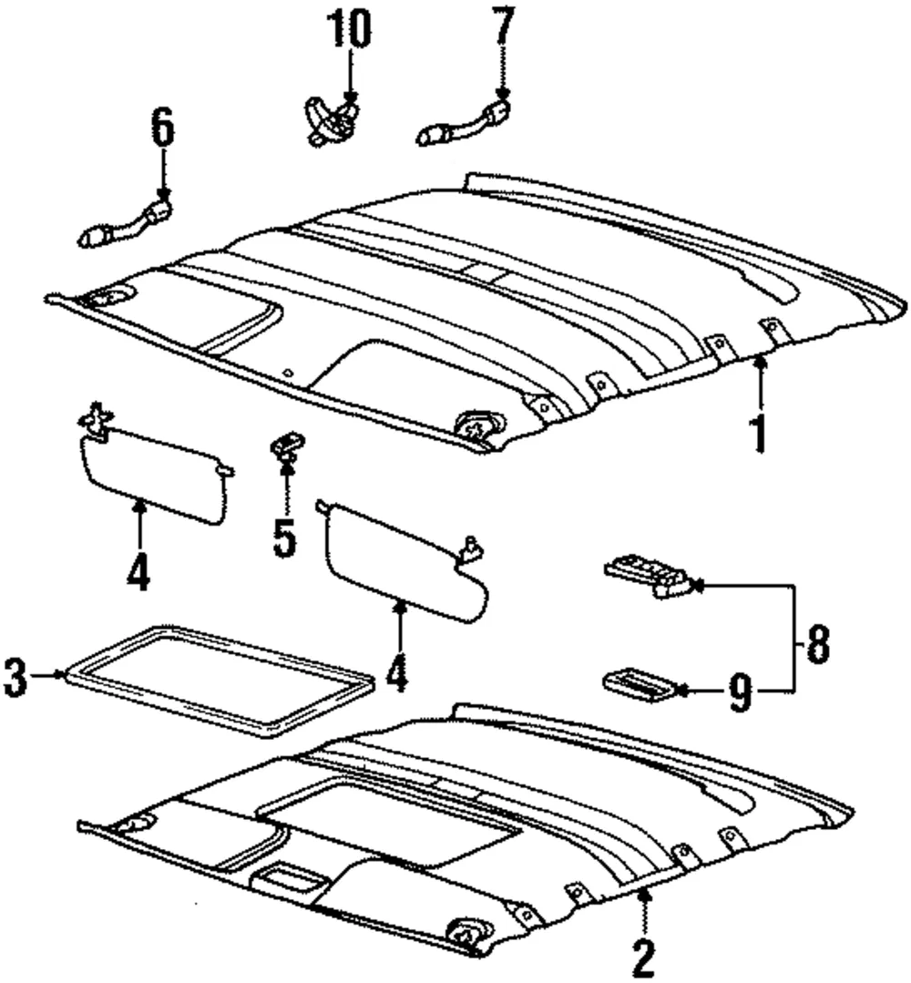 Sunshade Assembly *Lt Bisc - GM (21303694)