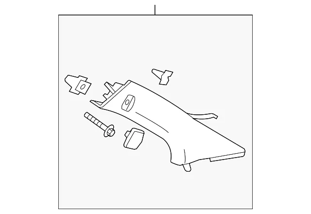 Molding Assembly Windshield Side Upper Gar - GM (21993337)