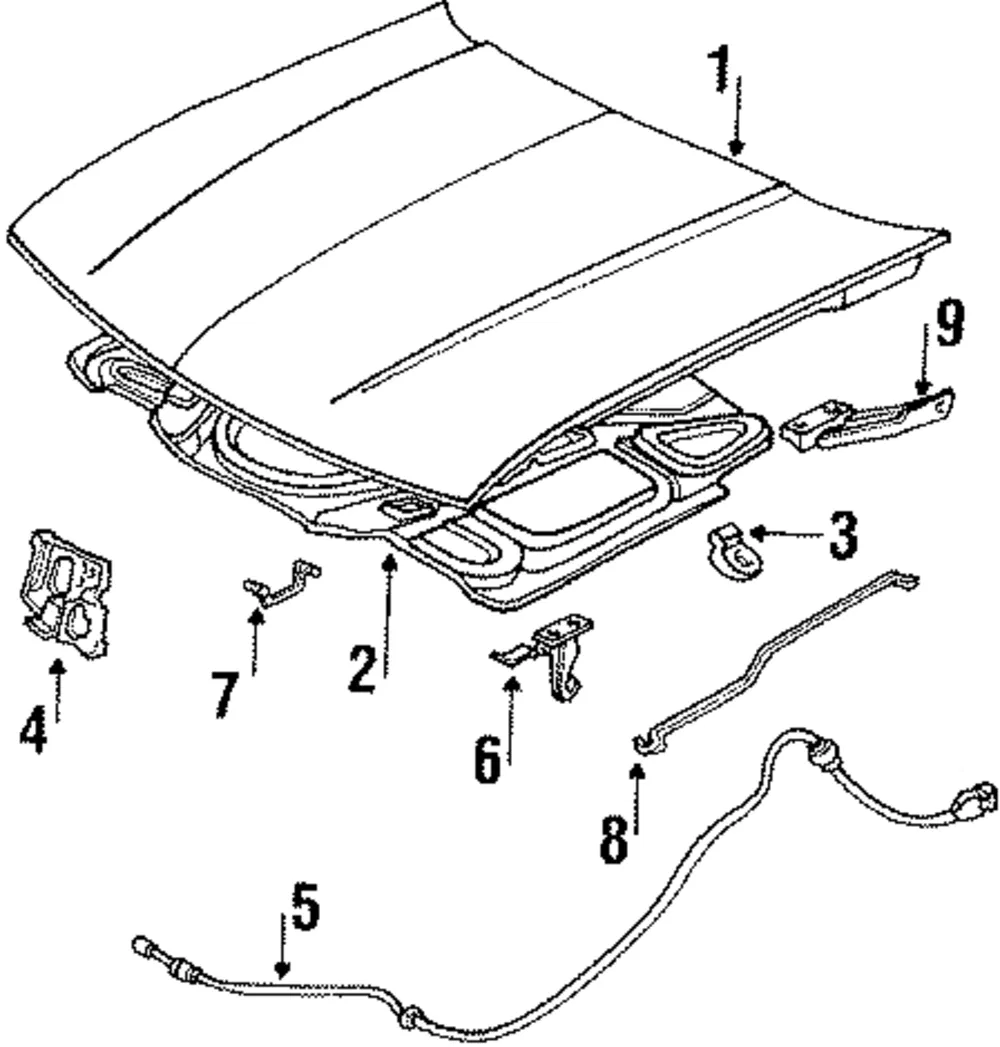 Hood Latch - GM (22579922) - view 2