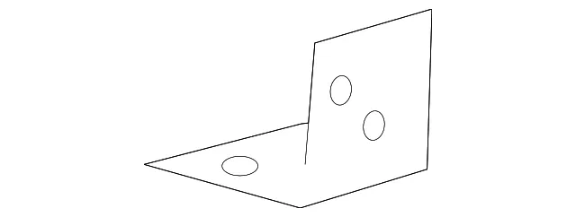 Hinge F/Flr Cnsl Dr *Black - GM (22591764)