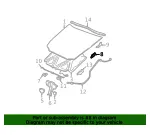 Upper Hinge - Passenger Side (RH) - GM (22602682) - view 4