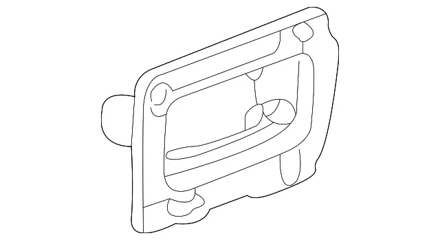 Handle, Inside - Driver's Side (LH) - GM (22674213) - view 3