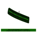 Grille Rad Upper - GM (22687966) - view 10