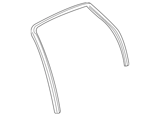 Weatherstrip Assembly Rear S/D Wd - GM (22694709)