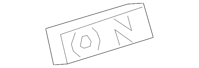 EMBLEM ASM R/CMPT LID - GM (22730210)