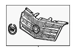Grille, Servicable Component - GM (22738260) - view 9