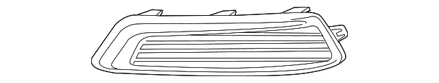 Front Driver Side Lower Bumper Insert - GM (22738853) - view 3