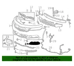 Front Driver Side Lower Bumper Insert - GM (22738853) - view 8