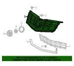 Front Upper Grille - GM (22738992) - view 10