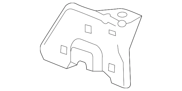 Bumper Bracket - Passenger Side (RH) - GM (22757264) - view 4