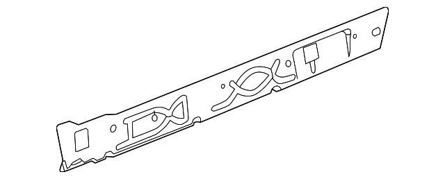 Driver Side Rocker Front Inner Panel - GM (22770430) - view 2