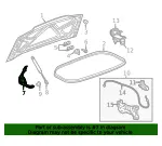 Hinge - Passenger Side (RH) - GM (22772873) - view 8