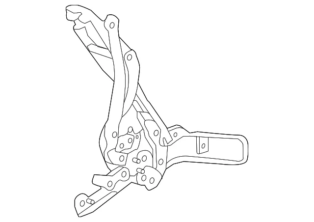 Hinge - Driver's Side (LH) - GM (22772876) - view 2