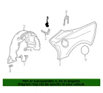 Quarter Outer Panel Extension Bracket - GM (22787566) - view 10