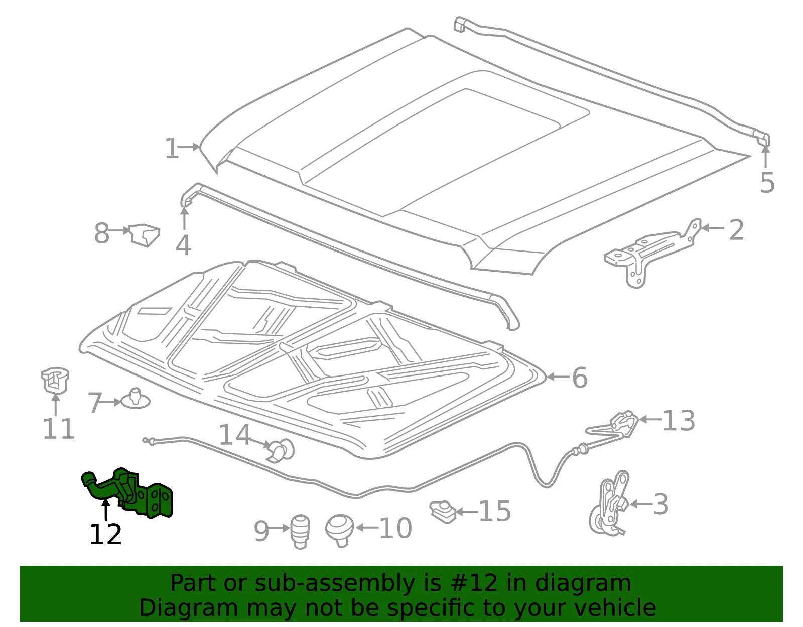 Hood Latch - GM (22797521) - view 5